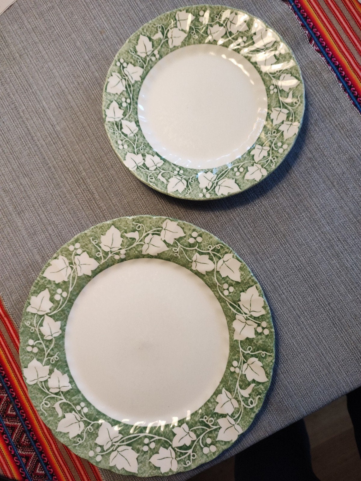 Staffordshire Churchill borden klimop, Ophalen of Verzenden, Overige stijlen, Bord(en)