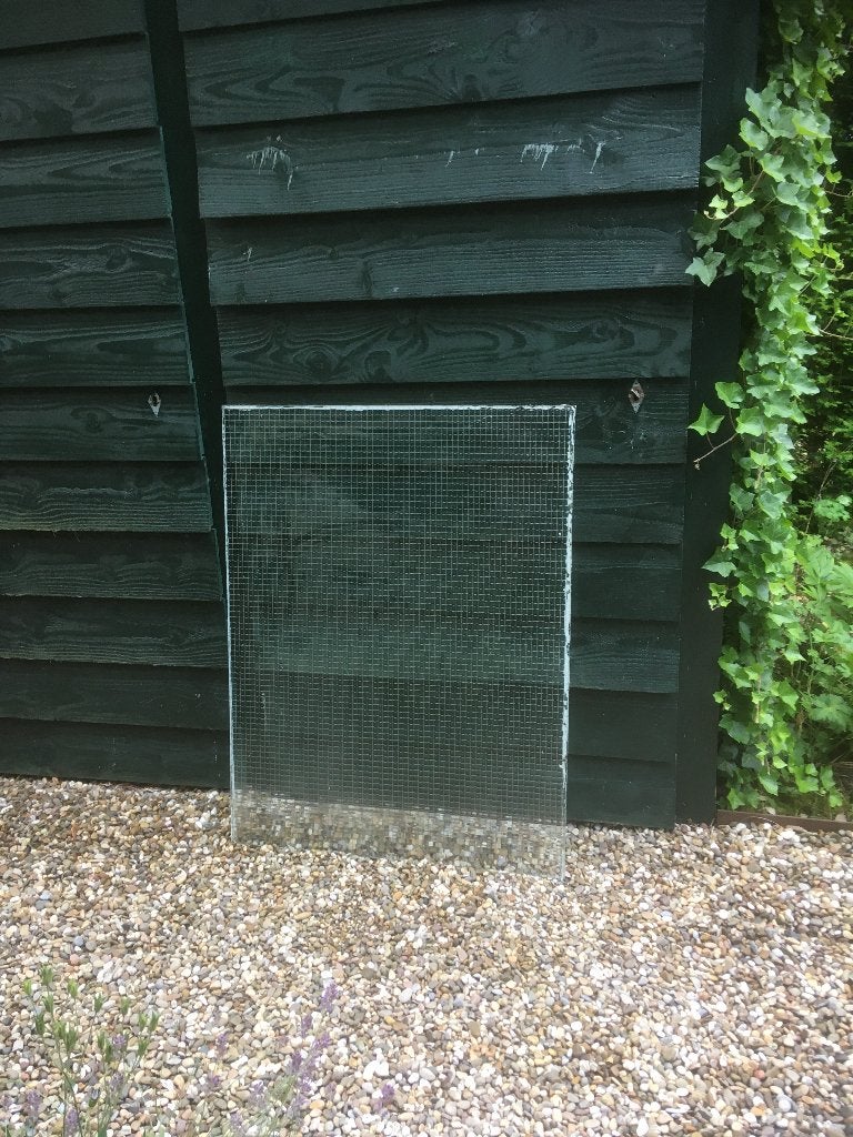 Veiligheidsglas 107 cm x 81.5 x 0,5 cm in goede staat, Ophalen, Gebruikt, 80 tot 120 cm, 80 tot 120 cm