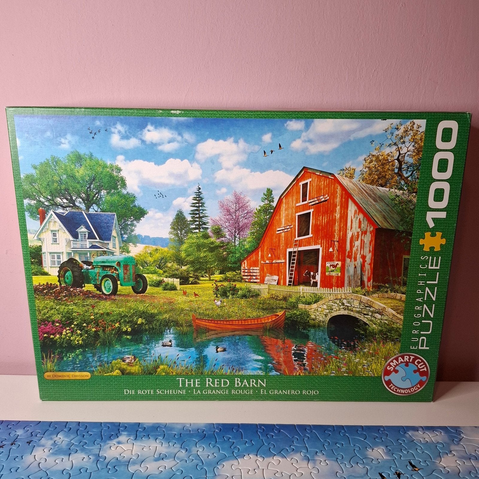 Puzzel Eurographics 1000 stukjes, Ophalen of Verzenden, 500 t/m 1500 stukjes, Gebruikt, Legpuzzel