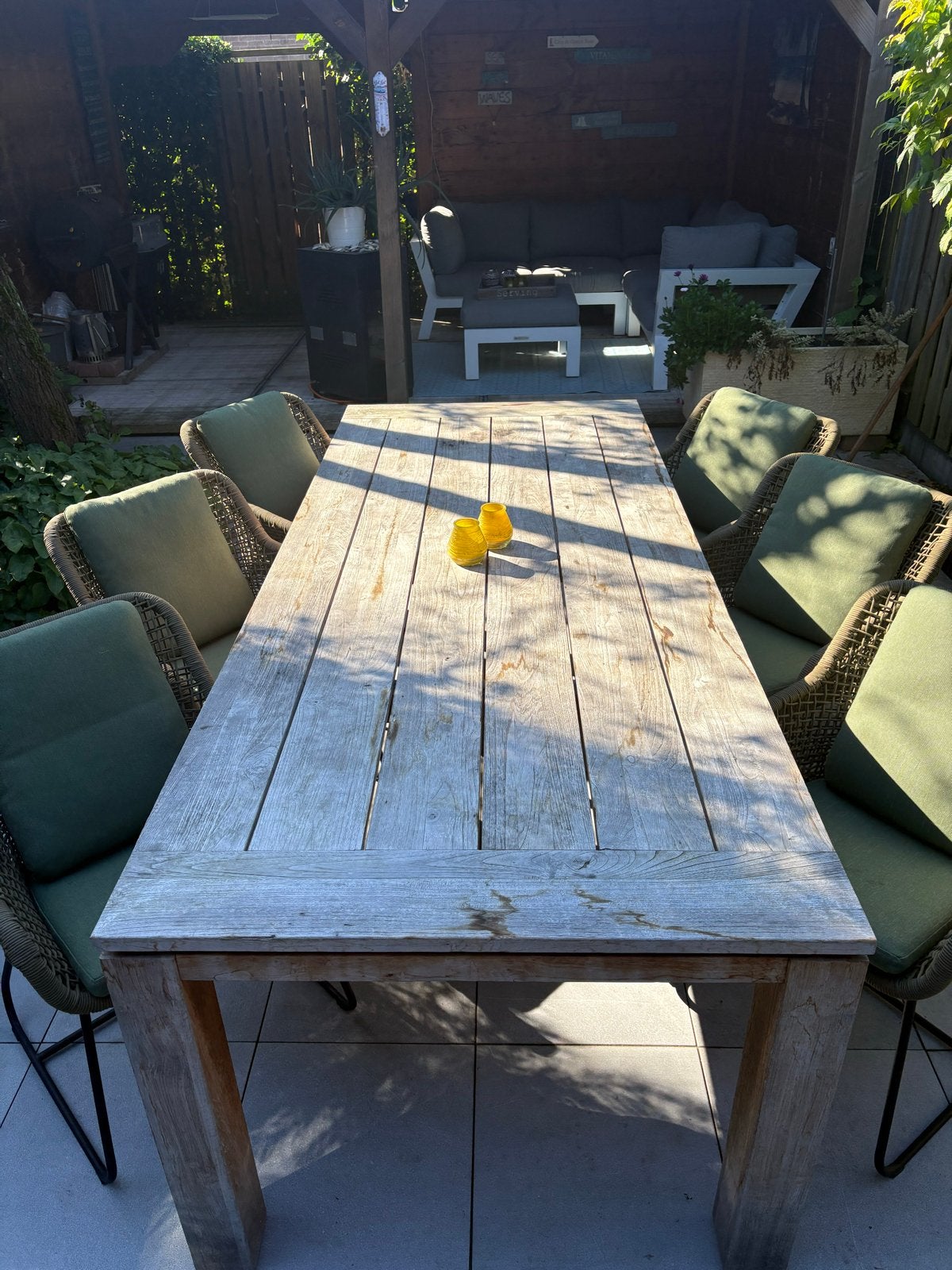 Mooie tuinset voor 6 personen - Allure, Gebruikt, Eettafel, 6 zitplaatsen, Ophalen of Verzenden