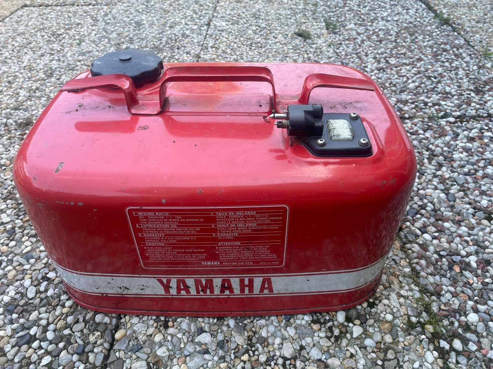 Yamaha 24 Liter Externe Brandstoftank (zonder slang), Ophalen of Verzenden, Gebruikt, Motor en Techniek
