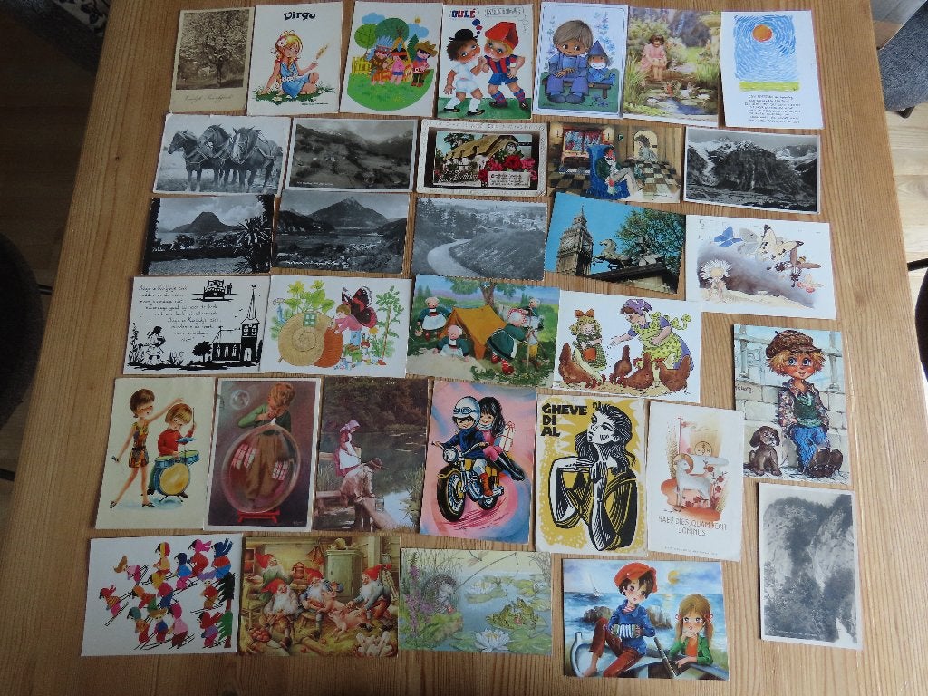 party gelopen kaarten 60x, Ophalen of Verzenden, 1960 tot 1980, Gelopen, Overige thema's