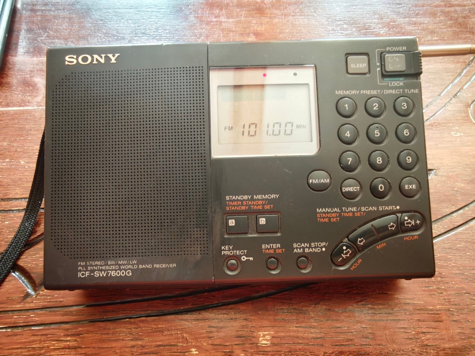 Sony ICF-SW7600G Wereldontvanger - PLL Synthesized, Ophalen, Gebruikt, Wereldontvanger