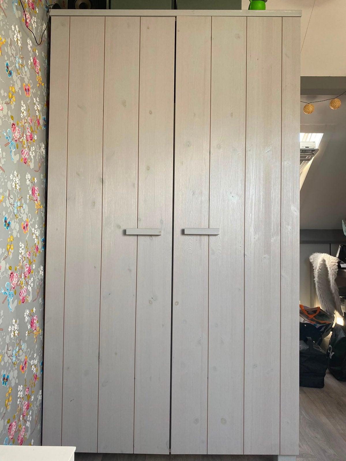 Woood kledingkast, Huis en Inrichting, Kasten | Kledingkasten, Ophalen, 100 tot 150 cm, 200 cm of meer, Zo goed als nieuw