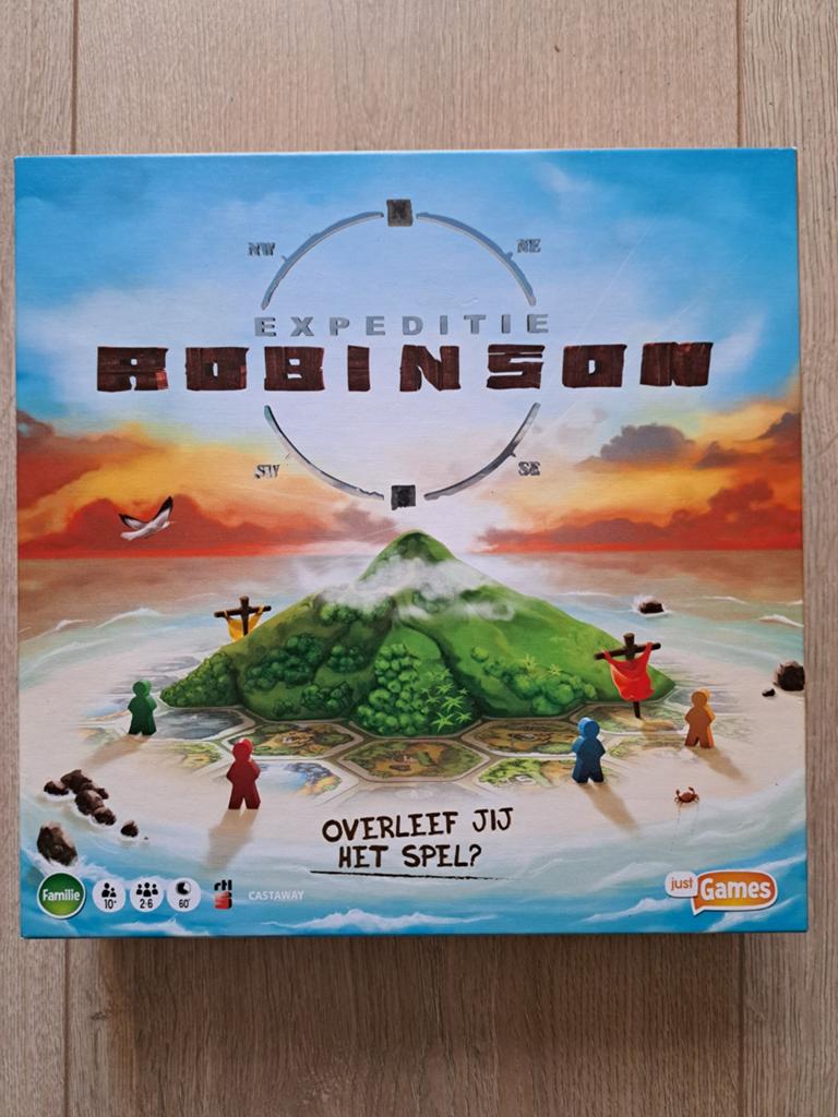Expeditie Robinson Bordspel - Overleef jij het spel?, Vijf spelers of meer, Ophalen of Verzenden, Zo goed als nieuw, Just Games