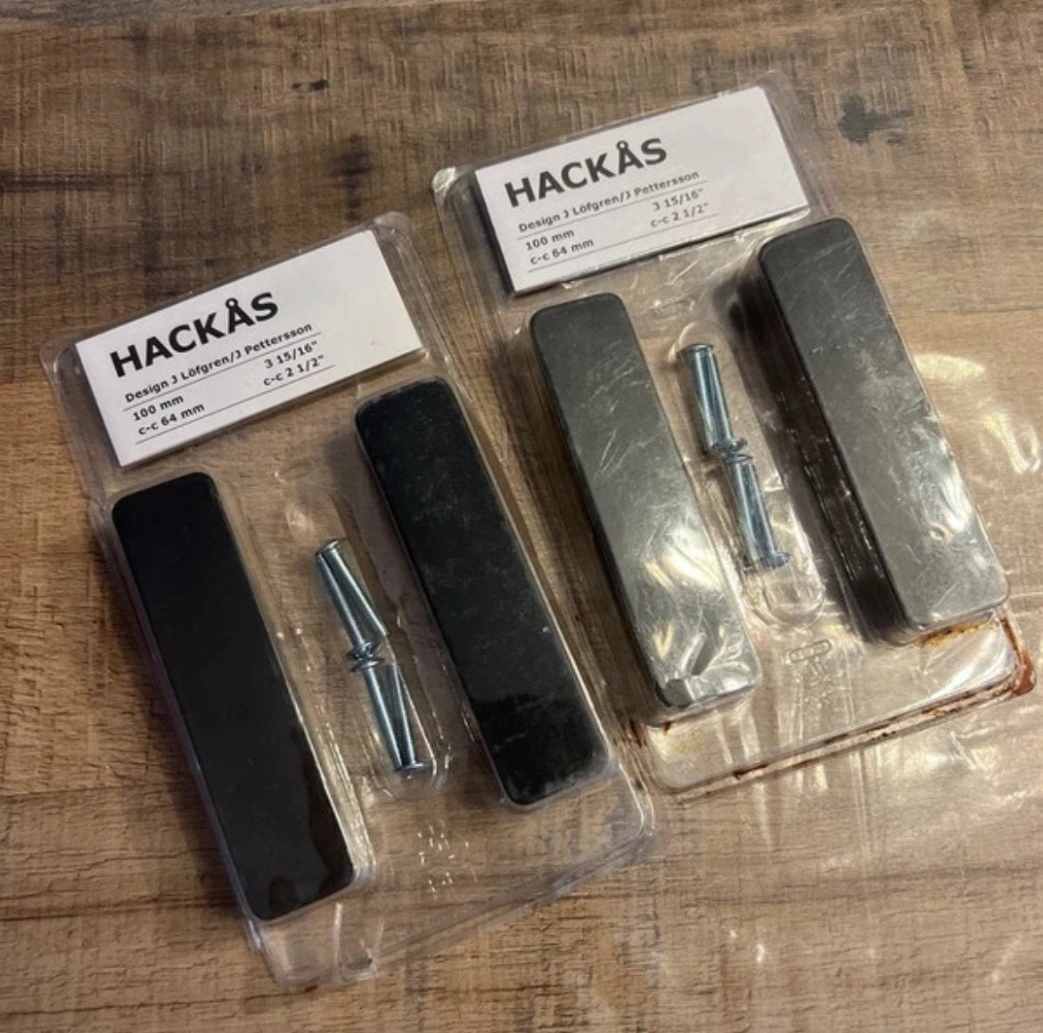 IKEA Hackås handgrepen - 2 sets, nieuw in verpakking, Ophalen of Verzenden, Nieuw