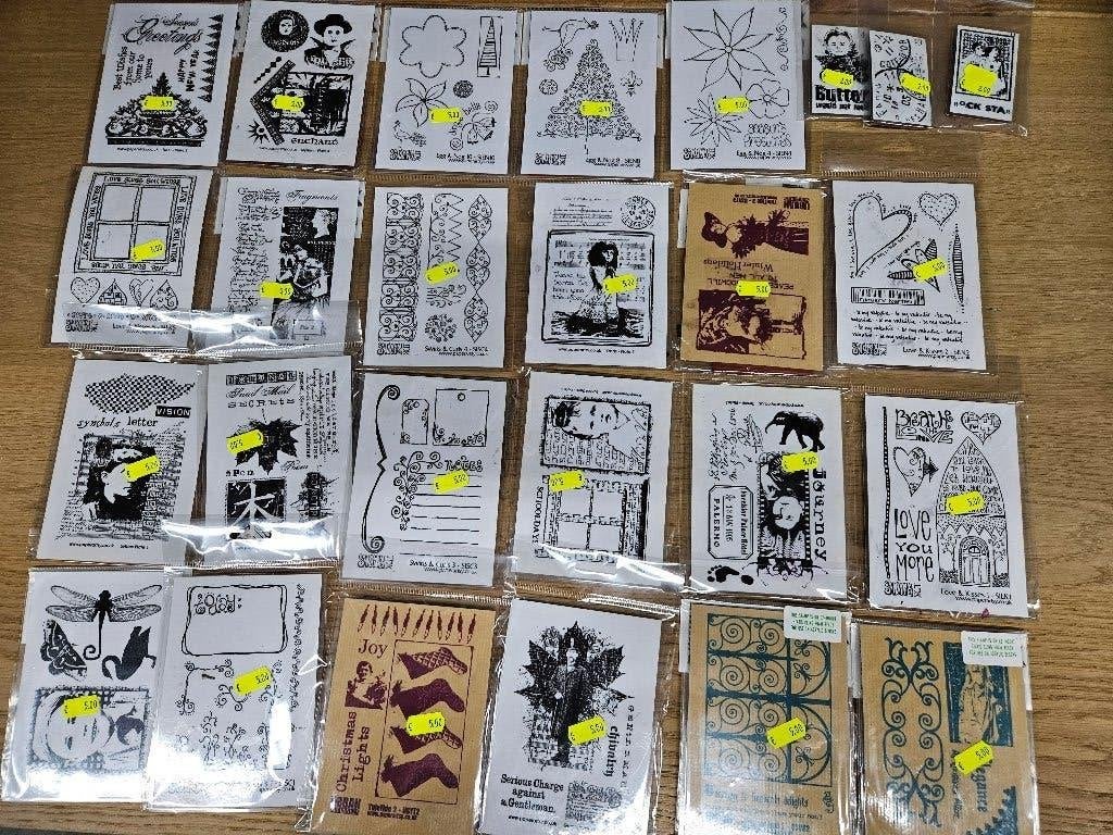 Collectie Paper Artsy Stempels., Ophalen of Verzenden, Gebruikt, Overige typen