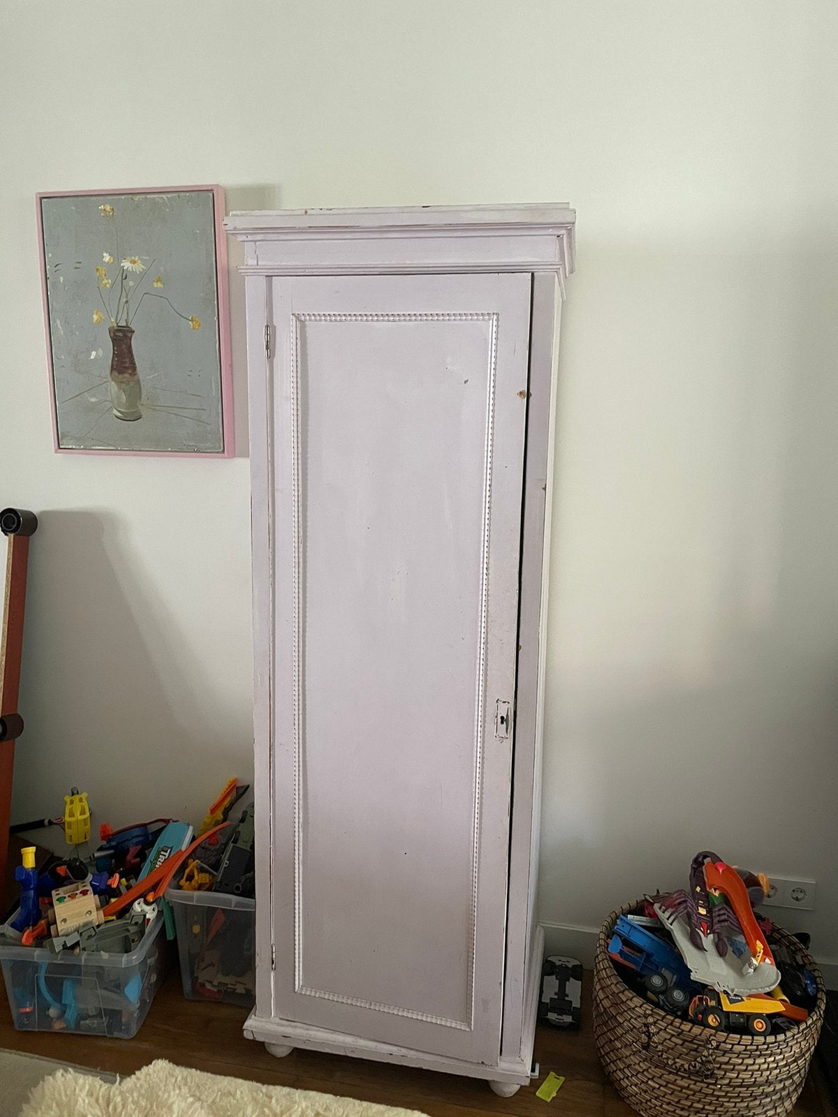 Sfeervolle brocante kast, 50 tot 70 cm, 105 cm of meer, Ophalen of Verzenden, 100 cm of meer