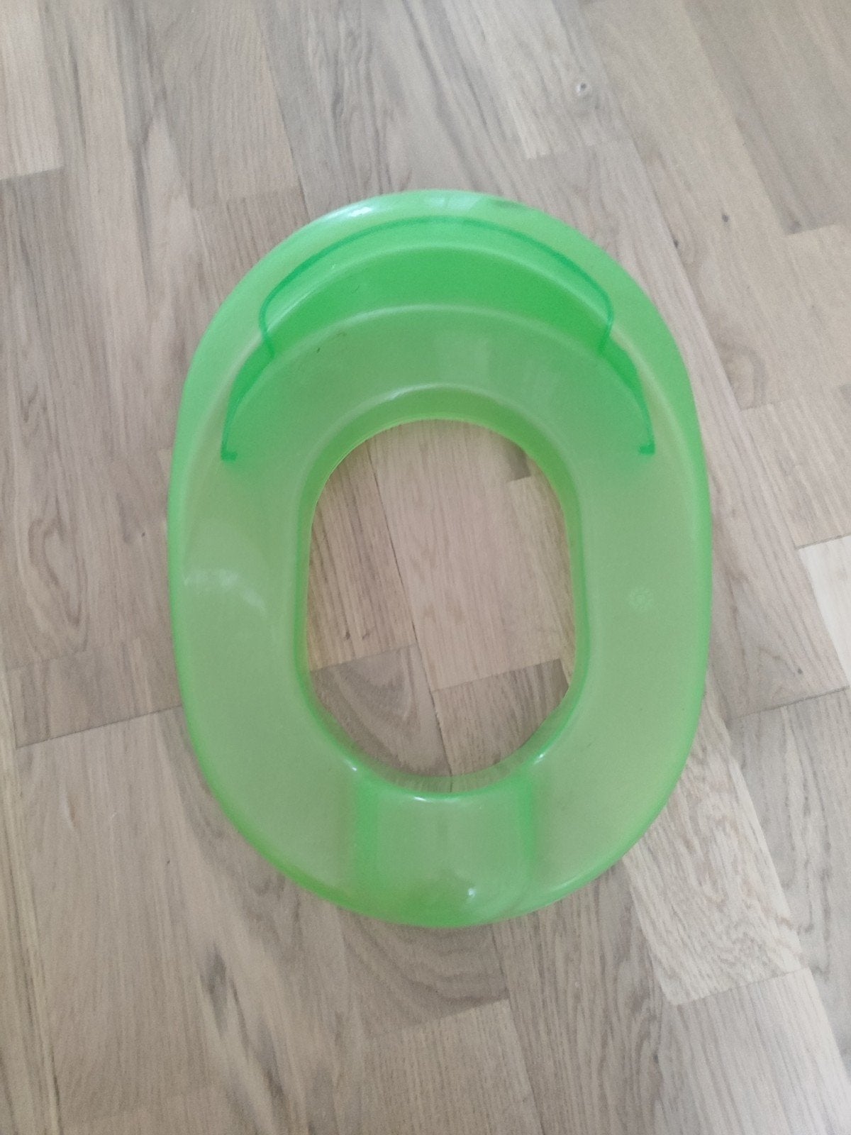 Gratis: Groene wc-bril verkleiner voor kinderen, Ophalen, Gebruikt