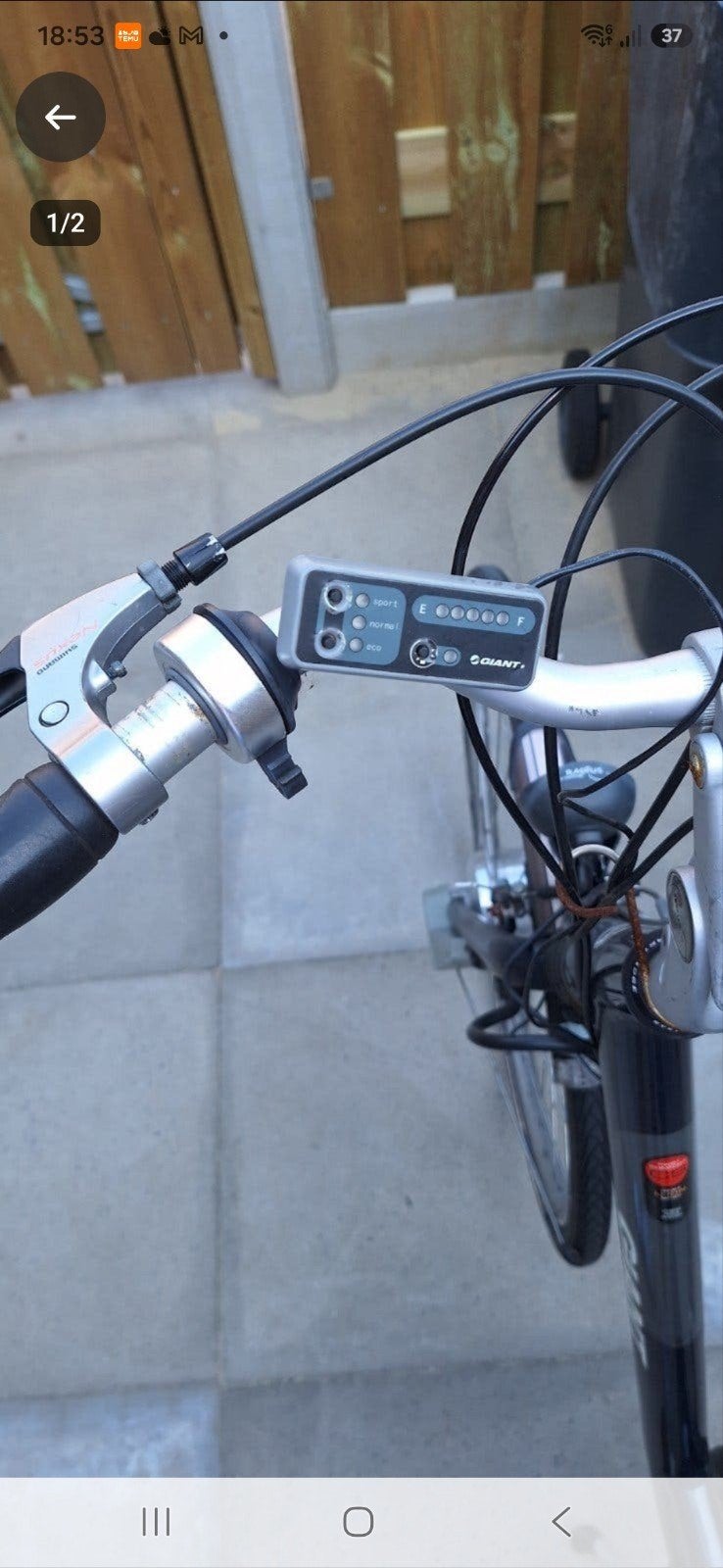 Te koop Giant twist double , Alleen de Display en schakeling, Fietsen en Brommers, Ophalen of Verzenden, Gebruikt