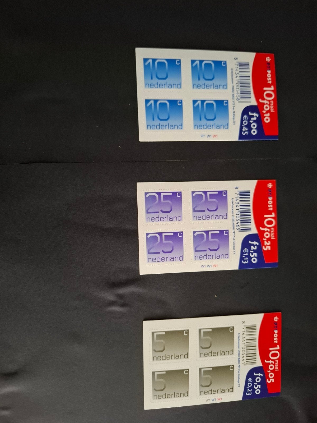 Crouwel kaartjes 3x, Verzenden, Postfris
