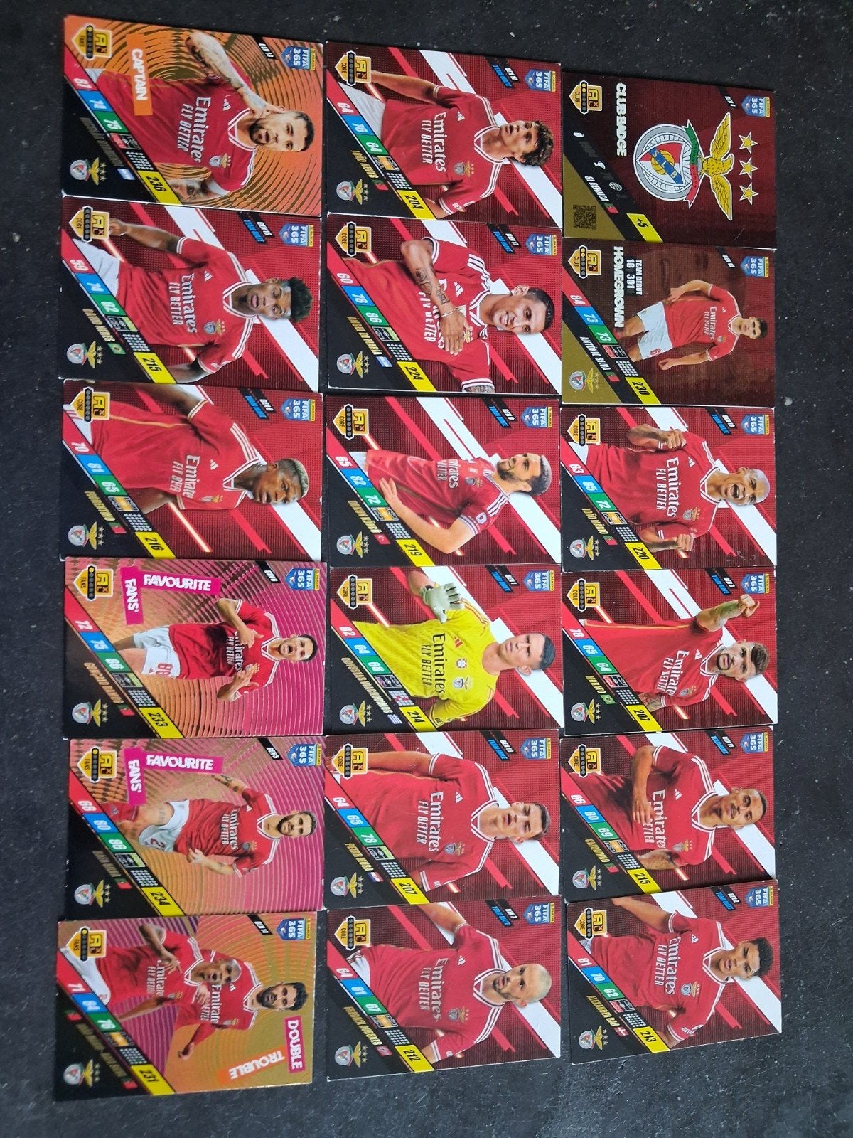FIFA 365 Adrenalyn XL 2023 Voetbal Kaarten Benfica, Ophalen of Verzenden, Zo goed als nieuw, Buitenlandse clubs, Spelerskaart