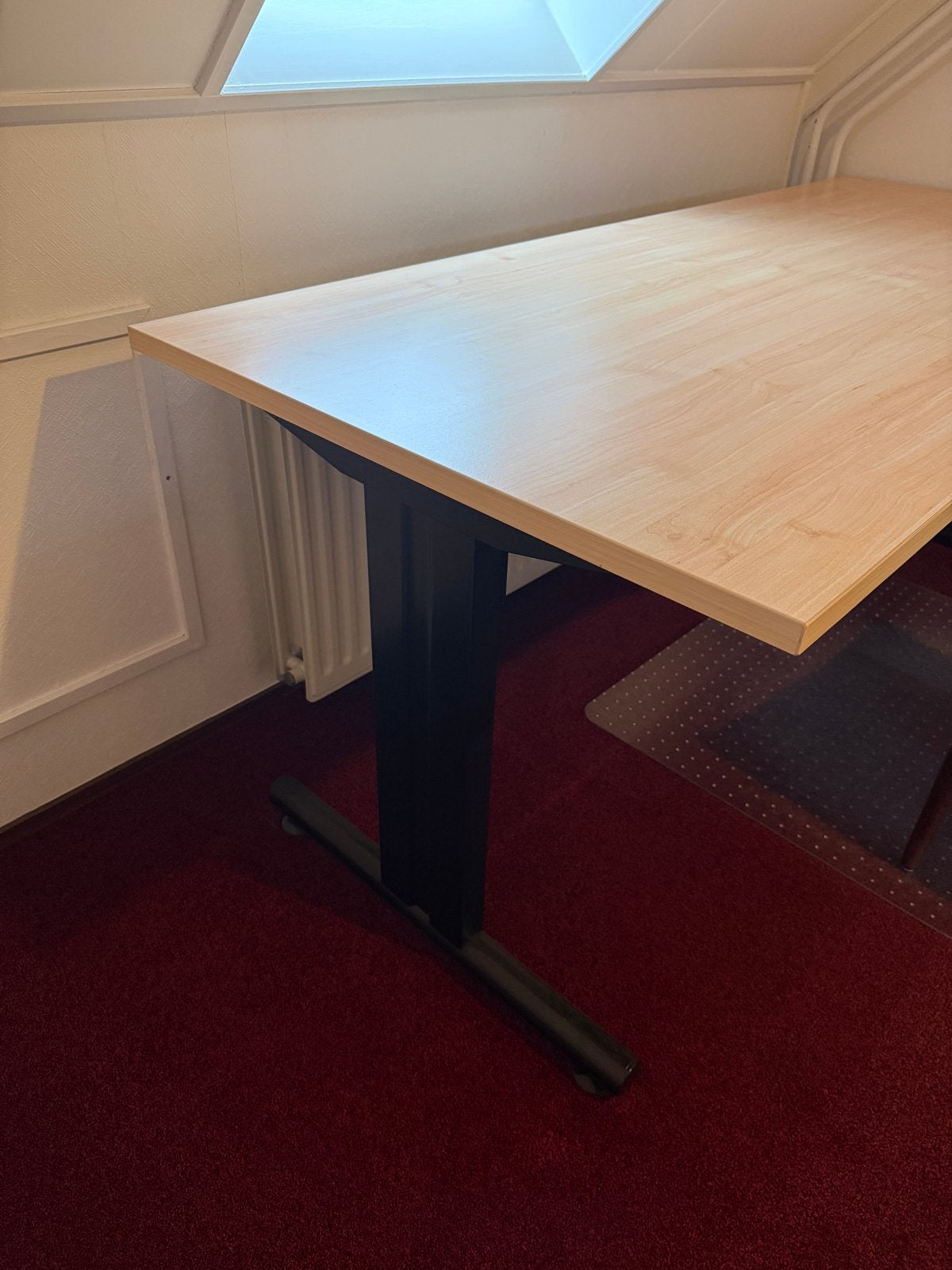 Hoekbureau met afneembaar deel en desktopbeugel, Huis en Inrichting, Bureaus, Ophalen, Demontabel, Gebruikt, Hoekbureau