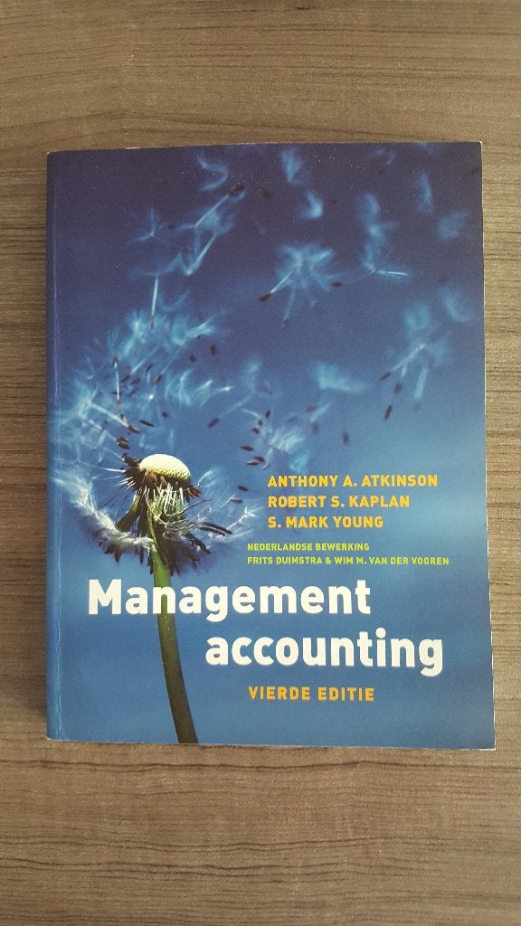 Boek Management Accounting, Ophalen, Zo goed als nieuw, Management