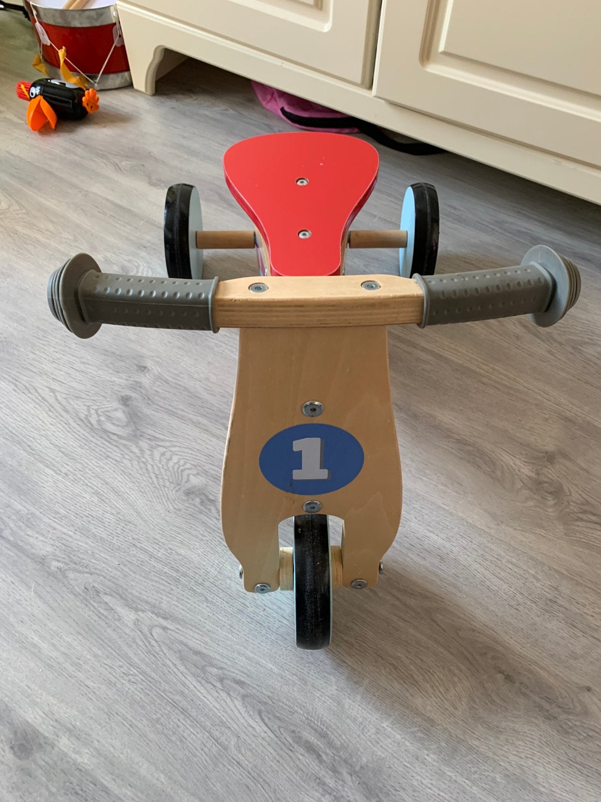 Loopfiets, Ophalen, Zo goed als nieuw