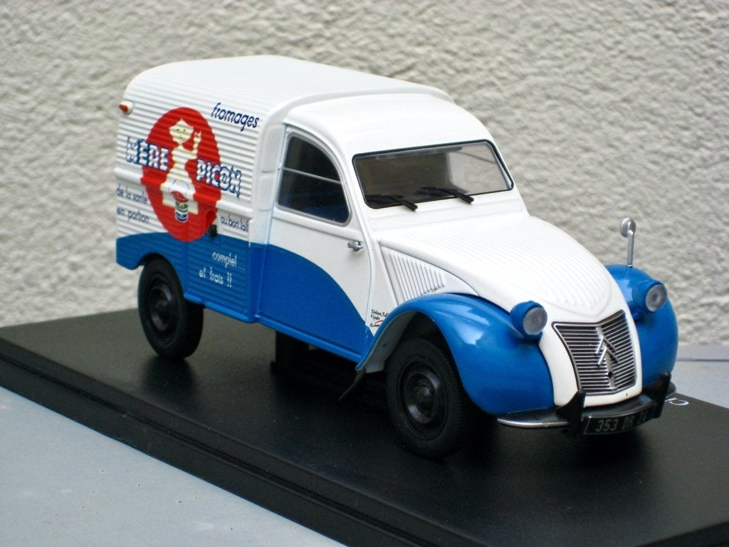 Citroen 2CV AZU besteleend Mère Picon kaas Altaya 1:24, Ophalen of Verzenden, Nieuw, Auto, Overige merken