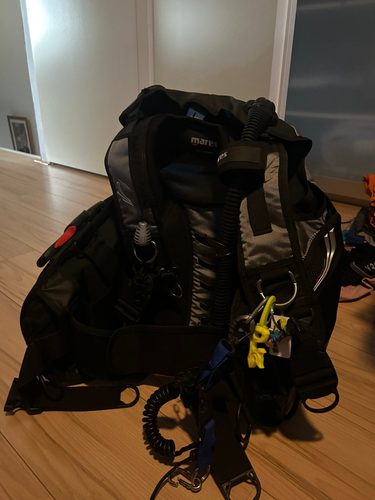 Mares dragon trimvest met 1/2 trap mares en suunto computer, Ophalen, Zo goed als nieuw, Trimvest of Wing