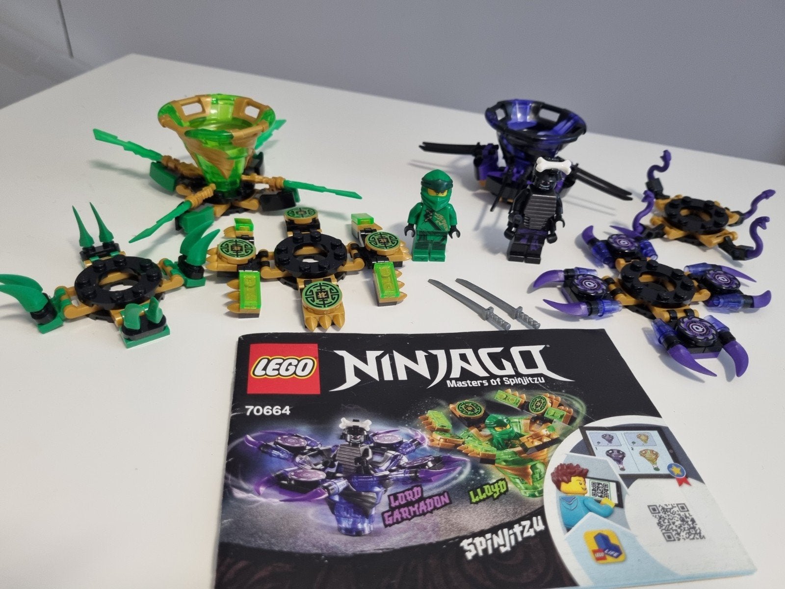 Lego Ninjago 70664 Spinjitzu Lloyd vs Garmadon, Ophalen of Verzenden, Zo goed als nieuw