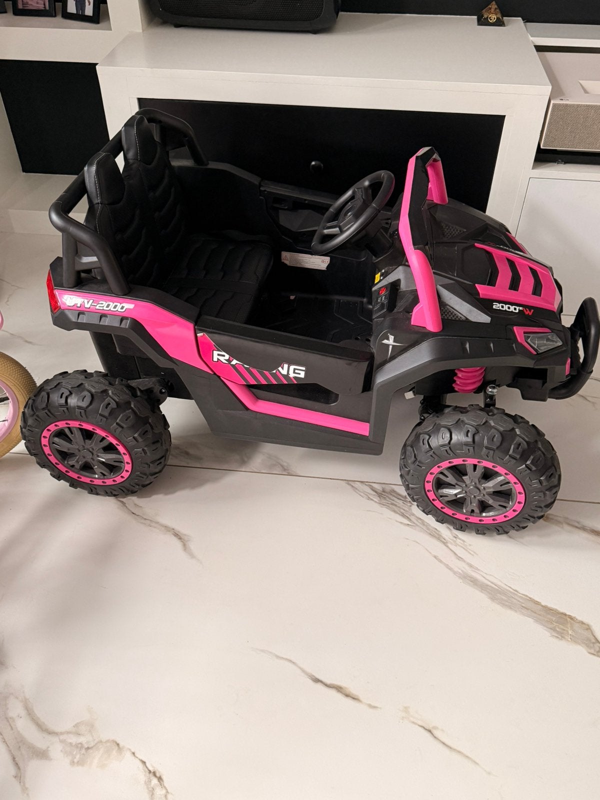 Elektrische kinderbuggy, Kinderen en Baby's, Speelgoed | Buiten | Accuvoertuigen, Ophalen, Zo goed als nieuw