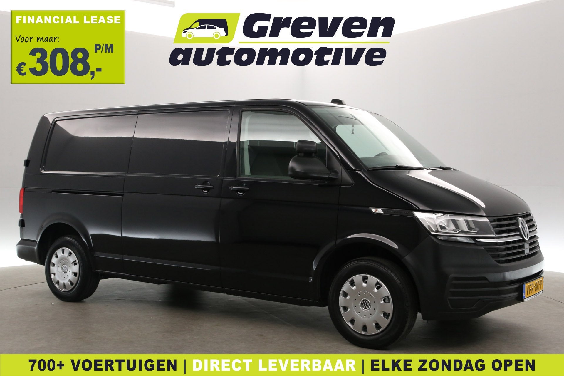 Volkswagen Transporter 2.0 TDI L2H1 | Airco | Cruise | Carpl, Voorwielaandrijving, Stof, Gebruikt, Euro 6