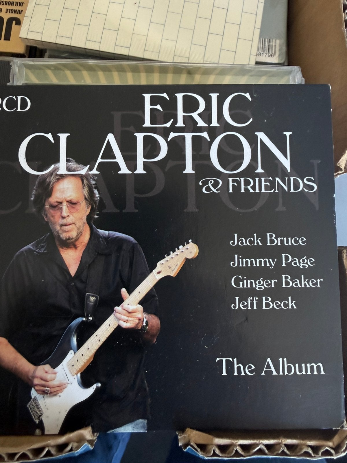 2 cd eric clapton the album jeff beck jack bruce etc, Ophalen of Verzenden, Zo goed als nieuw, Poprock