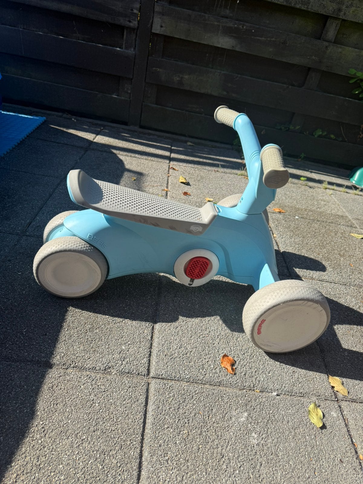 Lichtblauwe berg fiets, Ophalen, Gebruikt, Loopfiets
