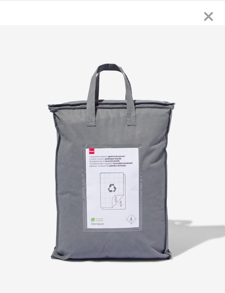 4 seizoenen dekbed Hema 120x150, Ophalen of Verzenden, Zo goed als nieuw, 100 cm of meer, Deken