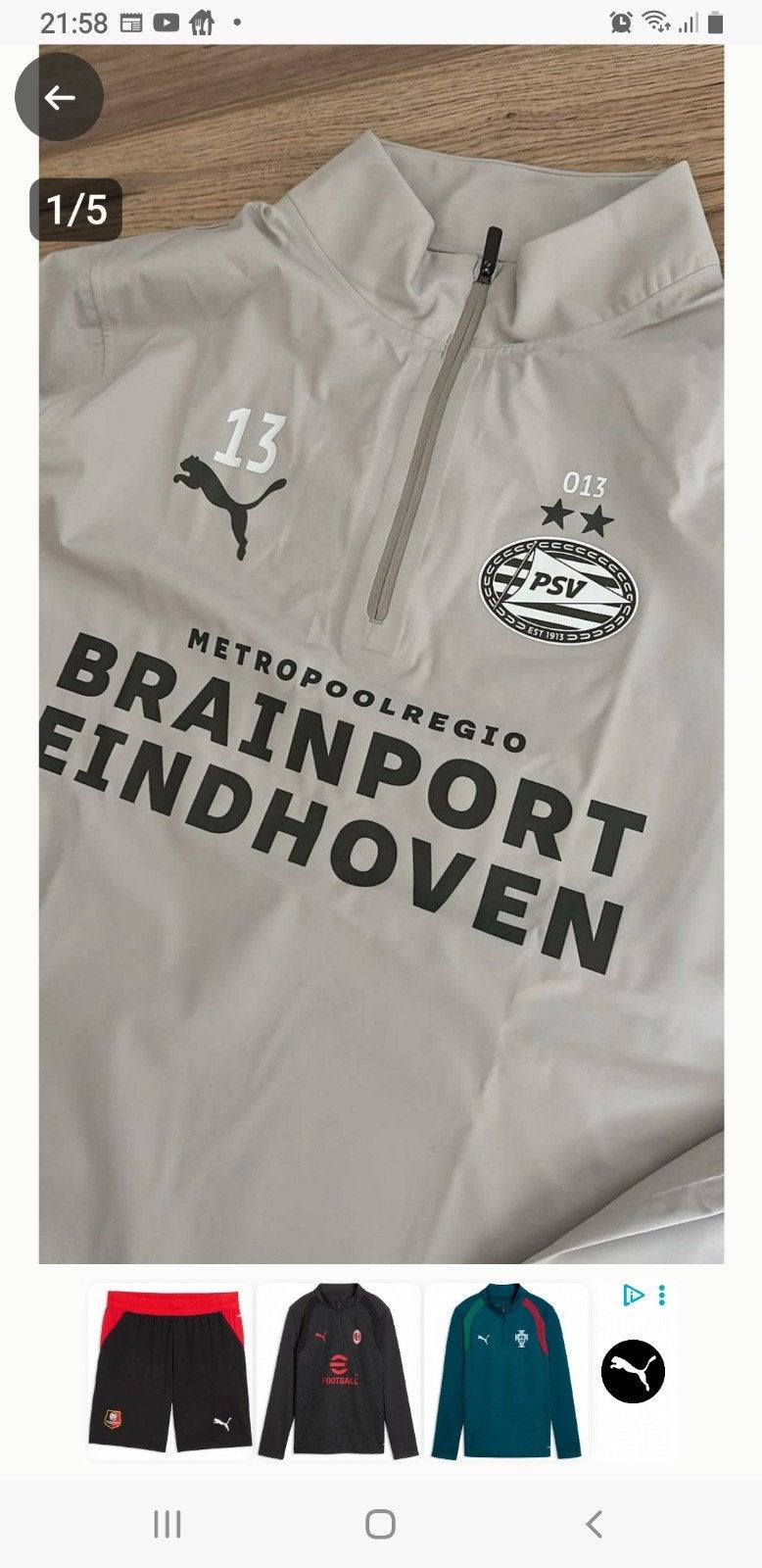 Gezocht:deze  PSV Sweater Heren XL, Ophalen of Verzenden