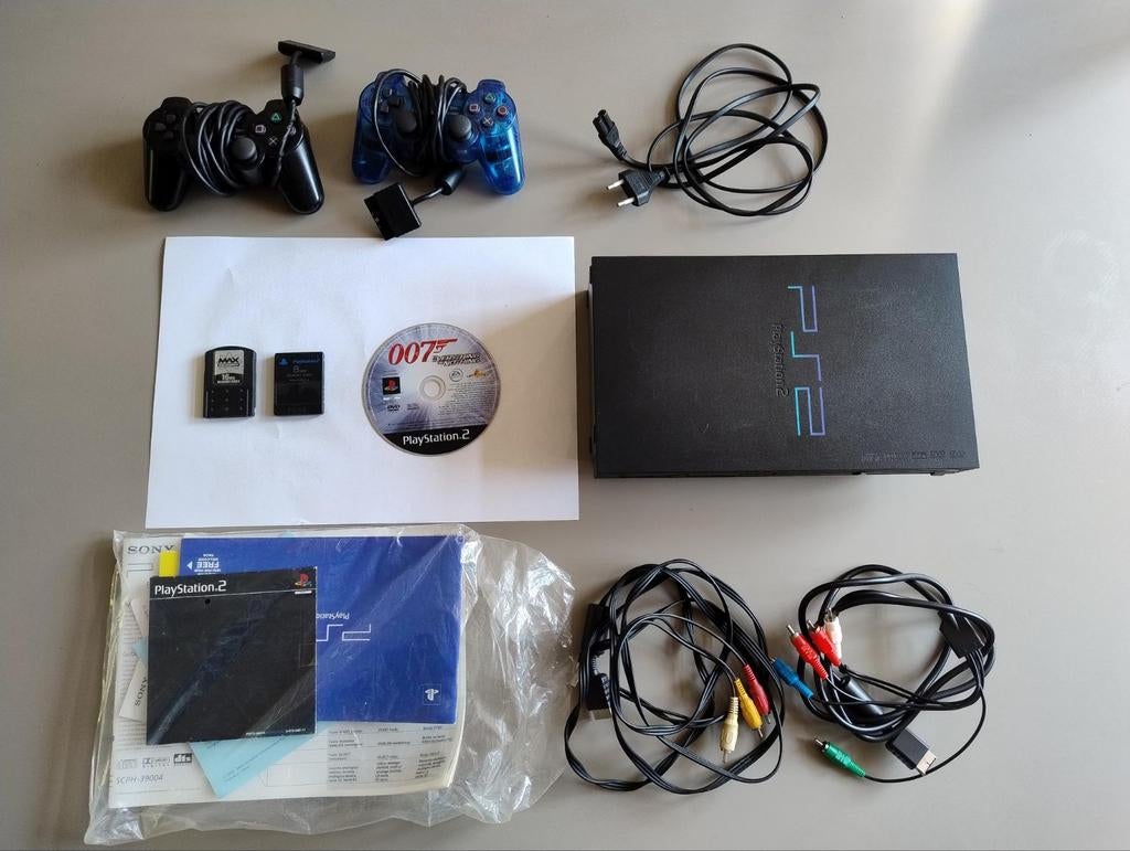Sony PlayStation 2 (PS2) phat fat met alles wat nodig is., Spelcomputers en Games, Spelcomputers | Sony PlayStation 2, Ophalen