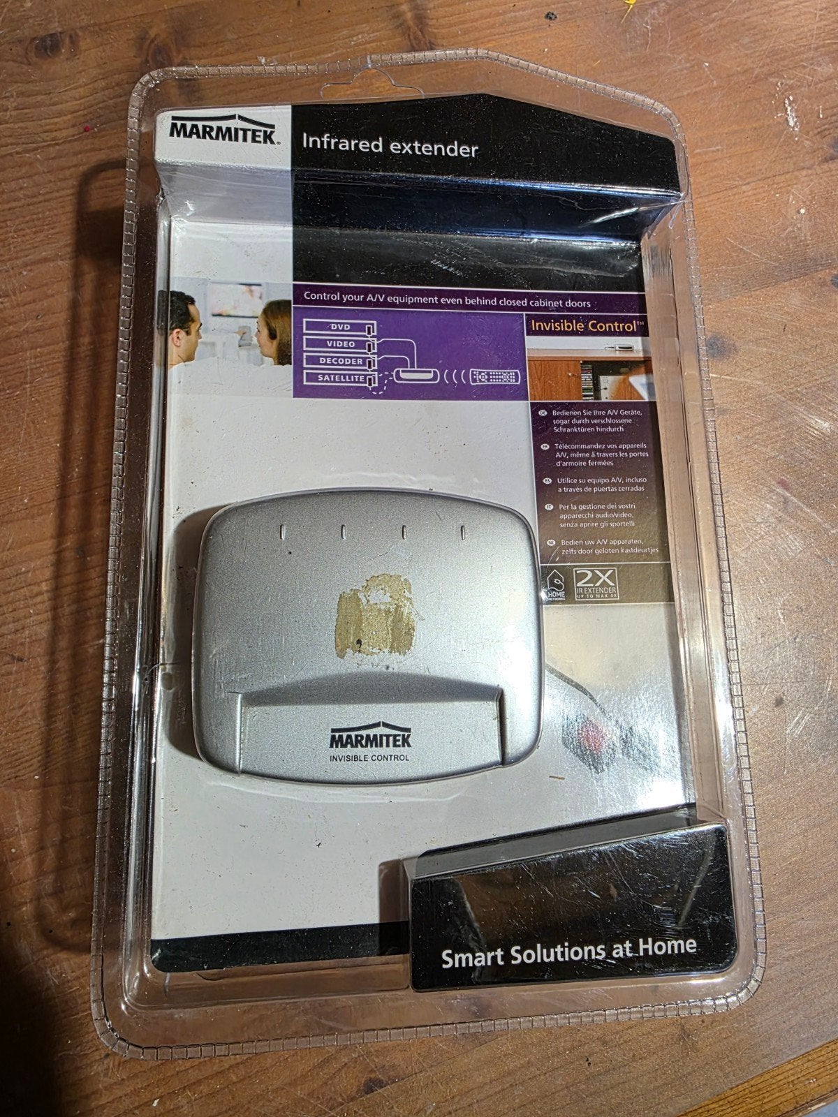Marmitek Infrarood Extender - Compleet met adapter, Ophalen of Verzenden, Gebruikt, 5 tot 10 meter, Overige kabels