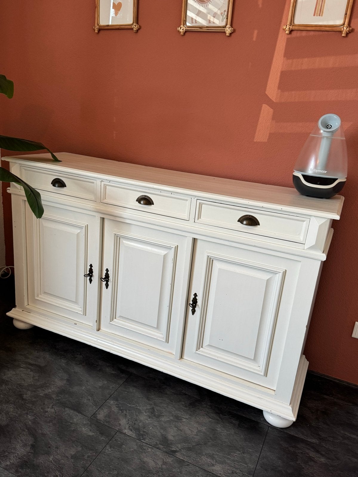 Witte commode (2)/kledingkast met lades en deuren, Kinderen en Baby's, Kinderkamer | Commodes en Kasten, Ophalen, Gebruikt, 50 tot 70 cm