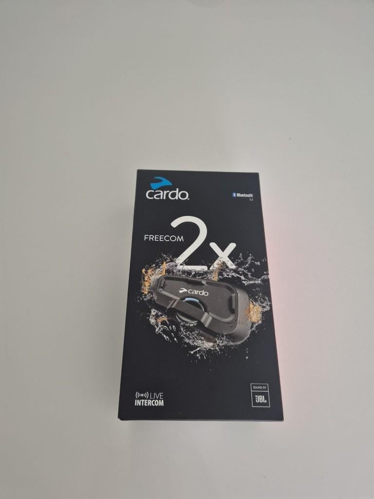 Cardo Freecom 2X  – ZGAN – Sound by JBL – Bon aanwezig, Ophalen of Verzenden, Tweedehands, Overige merken