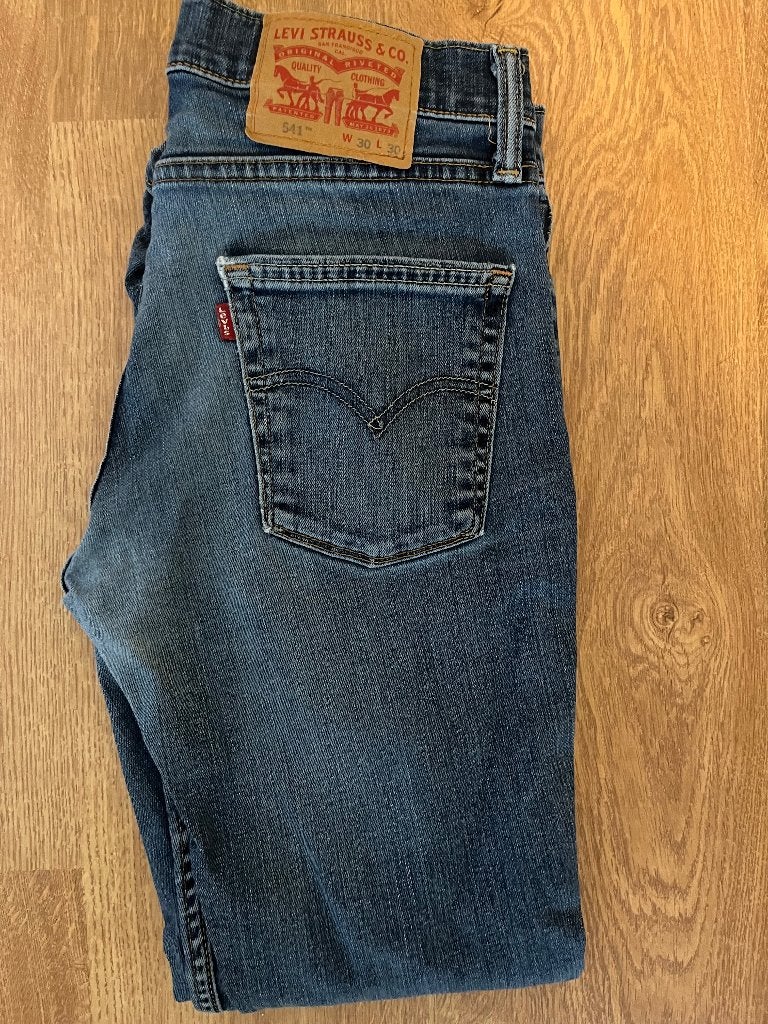 Levi Strauss 541, Blauw, Overige maten, Ophalen of Verzenden, Gedragen