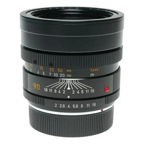 Leica 90mm f/2 Summicron‑R Zeergoedestaat 1 jaar garantie, T, Zo goed als nieuw, N, V