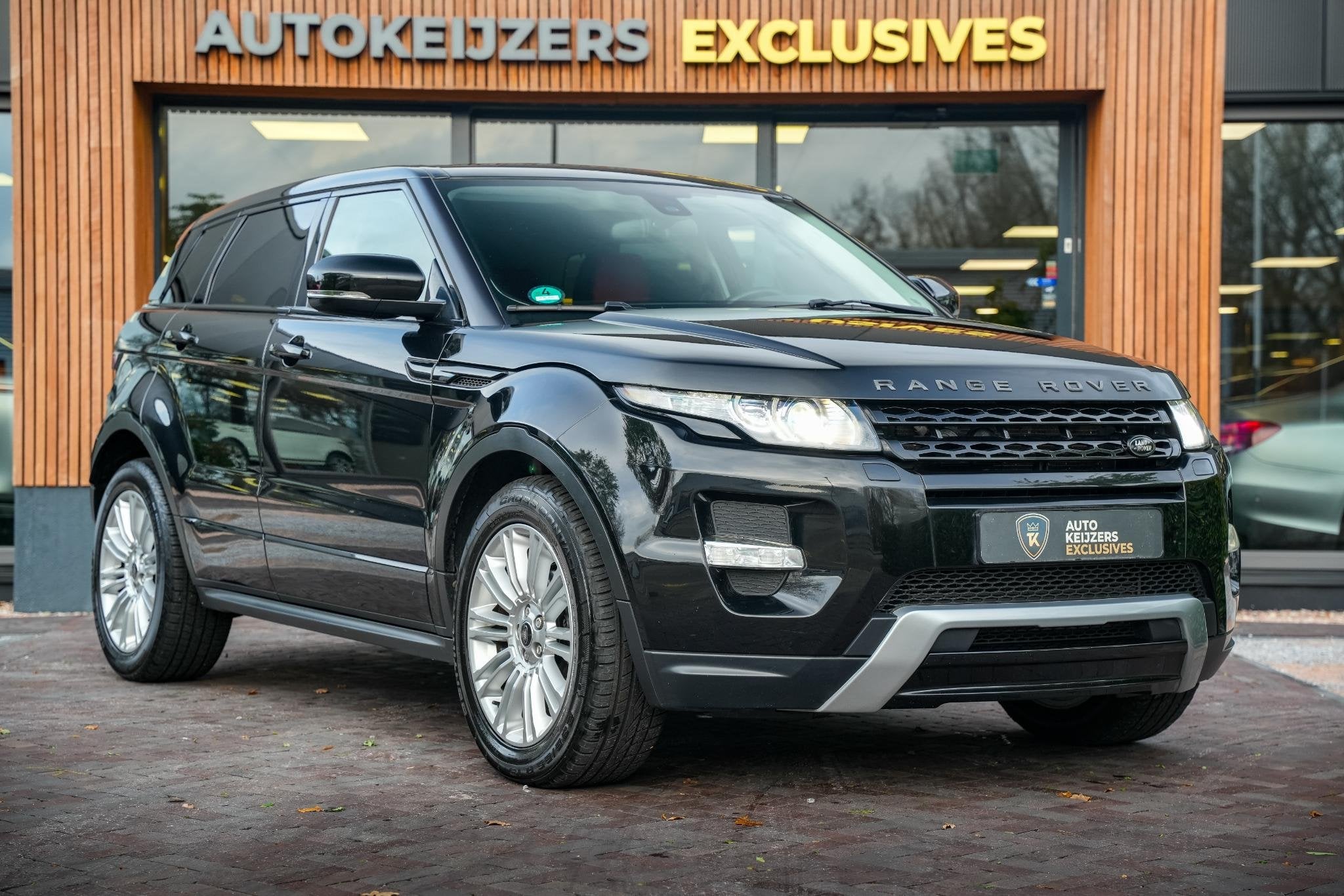 Land Rover Range Rover Evoque 2.0 Si 4WD Dynamic Leer Stoelv, Euro 5, Zwart, Bedrijf, Vierwielaandrijving