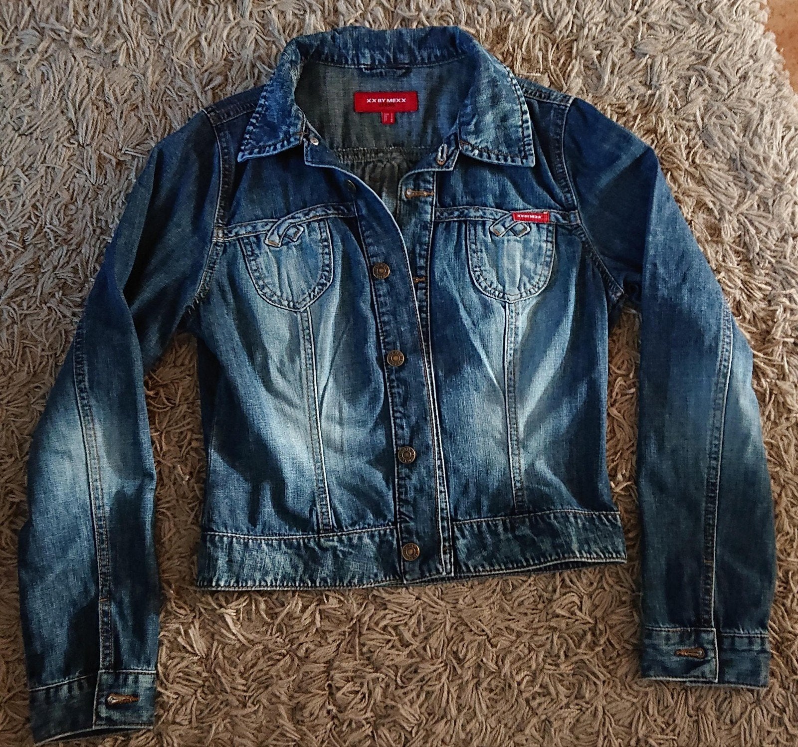 Jeans jasje Maat S, Ophalen, Mexx, Blauw, Zo goed als nieuw