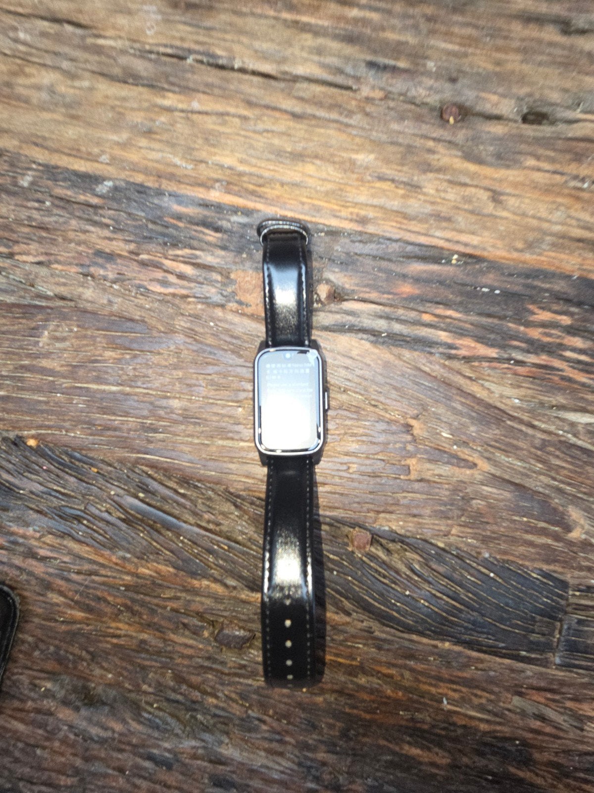 WatchToCare GPS Horloge Zwart Leer - Nieuwstaat, Ophalen of Verzenden, Nieuw, Zwart, WatchToCare