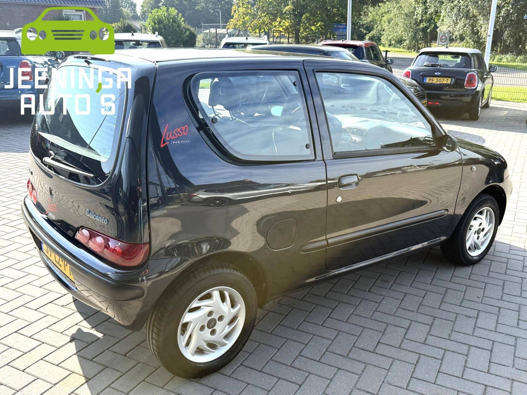 Fiat Seicento 1.1|ElektrischeRamen |NAP|Stuurbekrachtiging, Voorwielaandrijving, Stof, Zwart, Origineel Nederlands