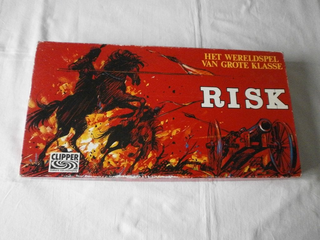 Risk Rode doos, Vijf spelers of meer, Ophalen of Verzenden, Gebruikt, Clipper