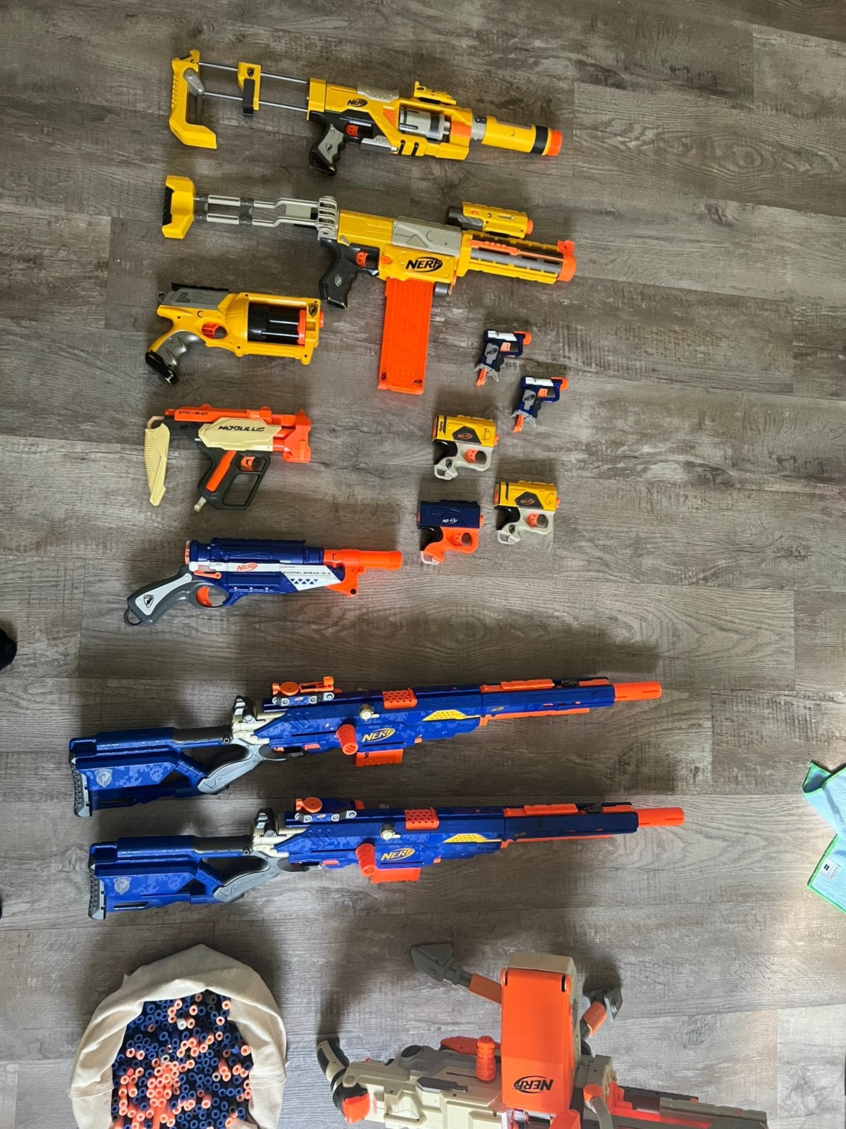 Nerf guns collectie, Ophalen, Gebruikt