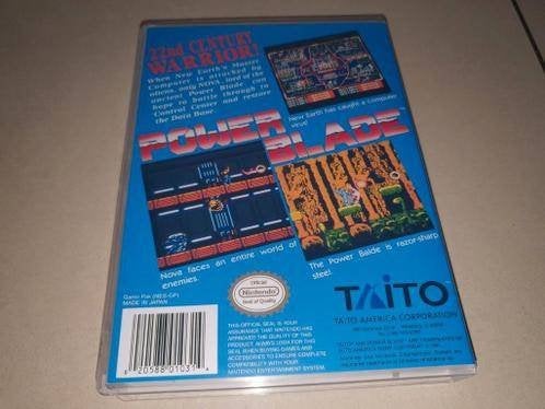 Power Blade NES Game Case, Spelcomputers en Games, Avontuur en Actie, Verzenden, 1 speler, Zo goed als nieuw