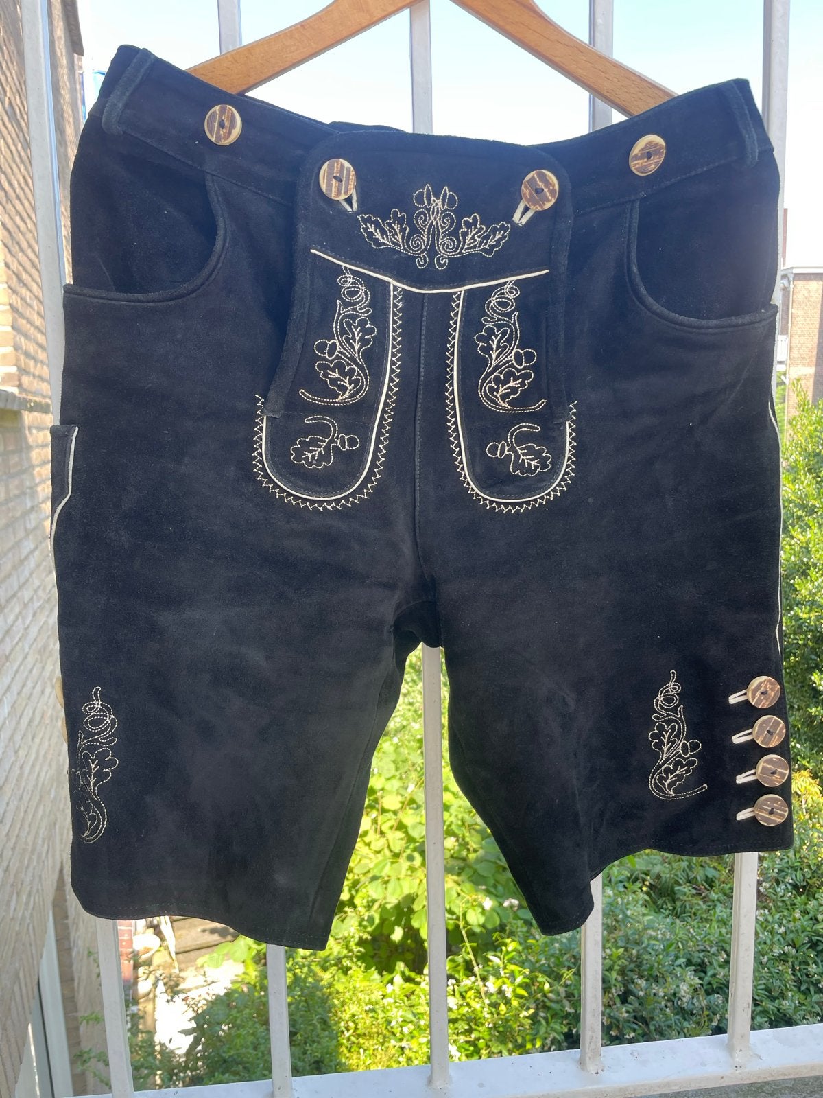 Skandal Lederhose - Traditionele Korte Broek, Kleding | Heren, Broeken en Pantalons, Gedragen, Overige maten, Zwart, Ophalen