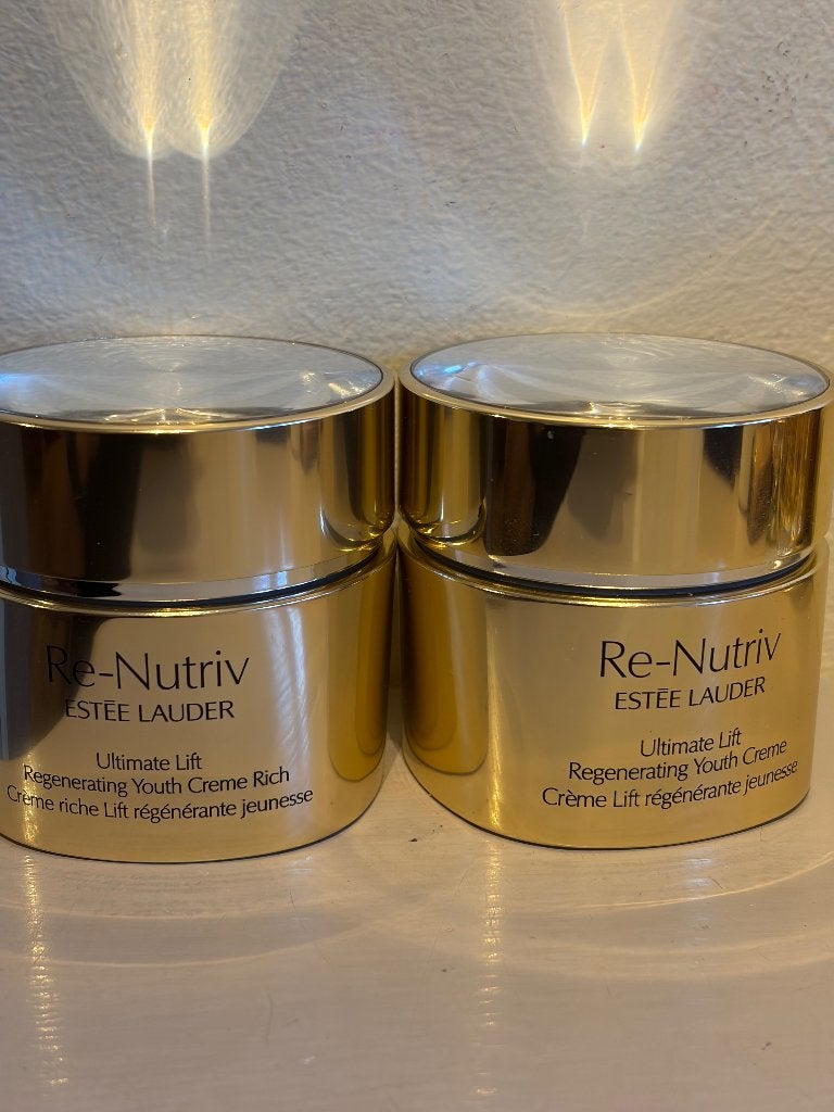 2 x Estée Lauder Re-Nutriv Ultimate Lift Dagcrème, Ophalen of Verzenden, Nieuw, Gehele gezicht, Verzorging