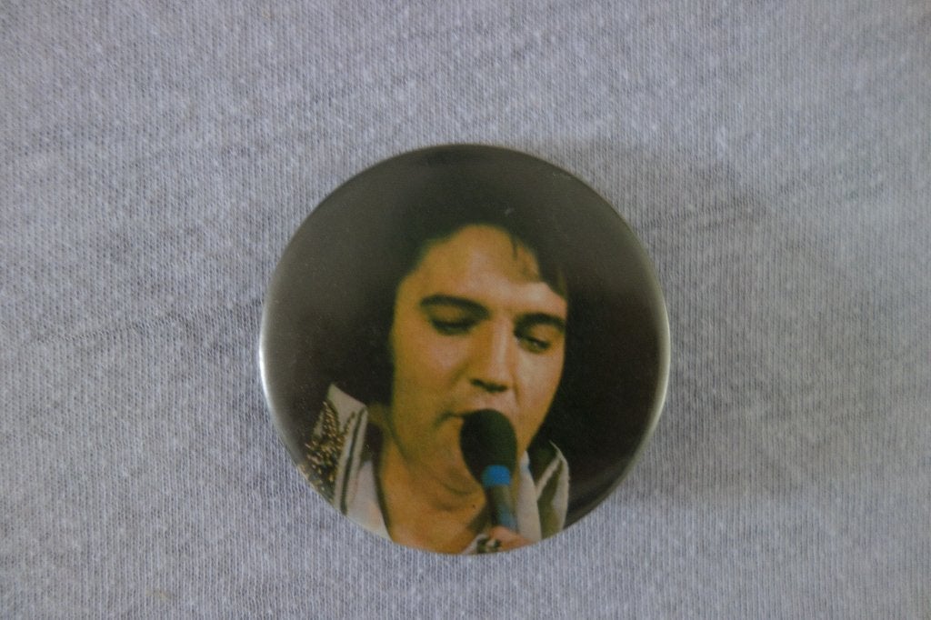 Button Elvis Presley, Verzenden, Gebruikt, Overige onderwerpen, Button