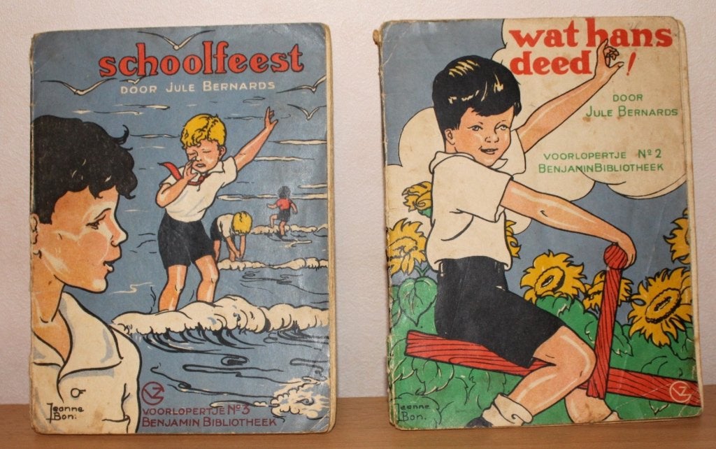 2 voorlopertje leesboekjes door Jule Bernards, Ophalen of Verzenden, Jule Bernards