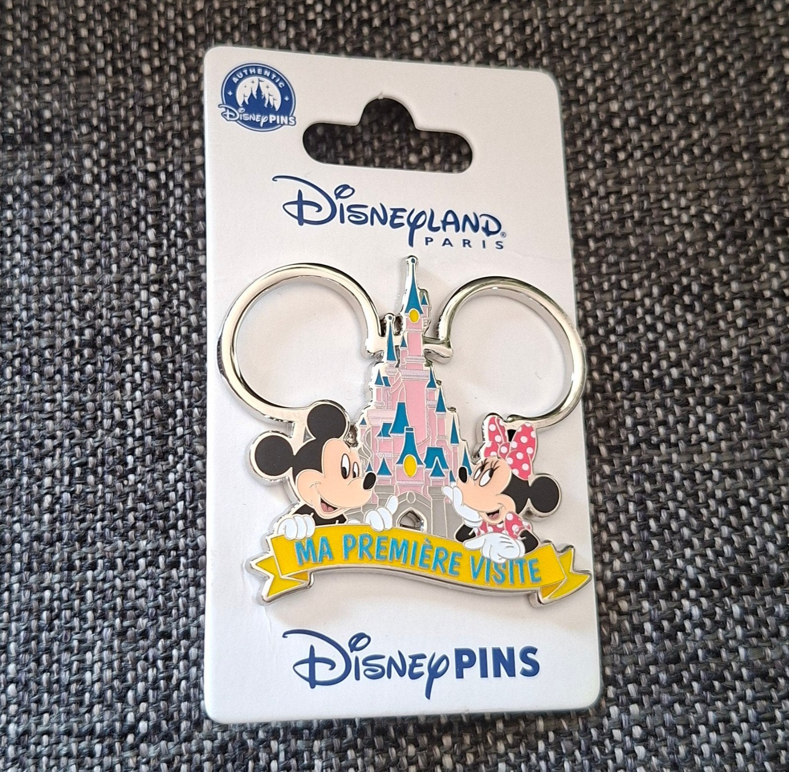Mickey Minnie Premiere Visite pin - Disneyland Parijs nieuw, Ophalen of Verzenden, Nieuw, Speldje of Pin