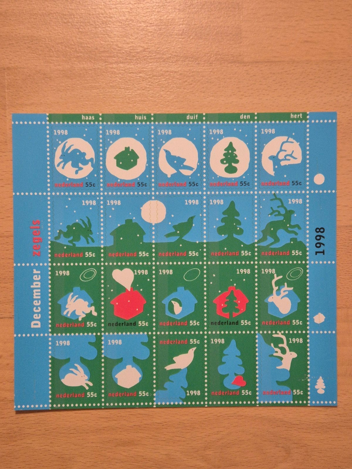 Nederland 1998 Kerst, Ophalen of Verzenden, Na 1940, Postfris