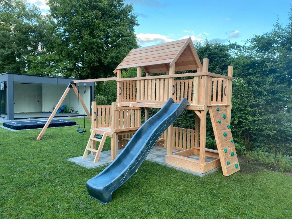 maatwerk douglas speeltoestel speelhuisje, Kinderen en Baby's, Speelgoed | Buiten | Speeltoestellen, Ophalen, Schommel, ., Aanbouwonderdeel
