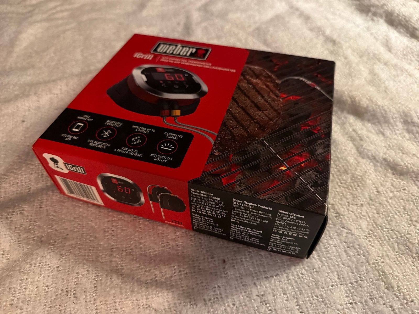 Weber iGrill 2 Bluetooth Thermometer - Nieuw in doos, Ophalen of Verzenden, Nieuw