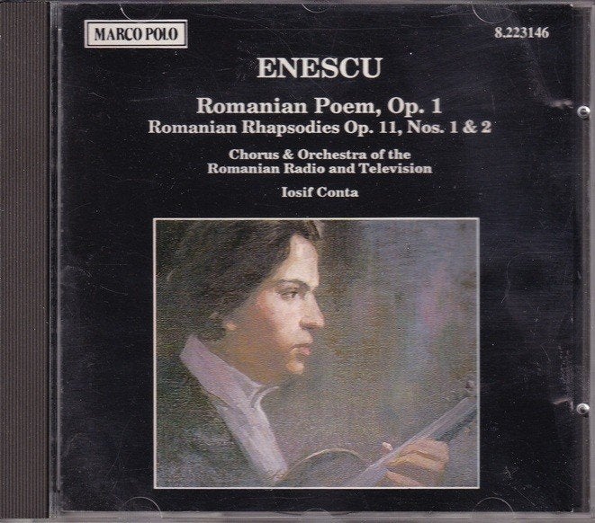 UNESCU - ROMANIAN POEM Op.1 - ROMAINIAN RHAPSODIES, Ophalen of Verzenden, Classicisme, Zo goed als nieuw, Orkest of Ballet
